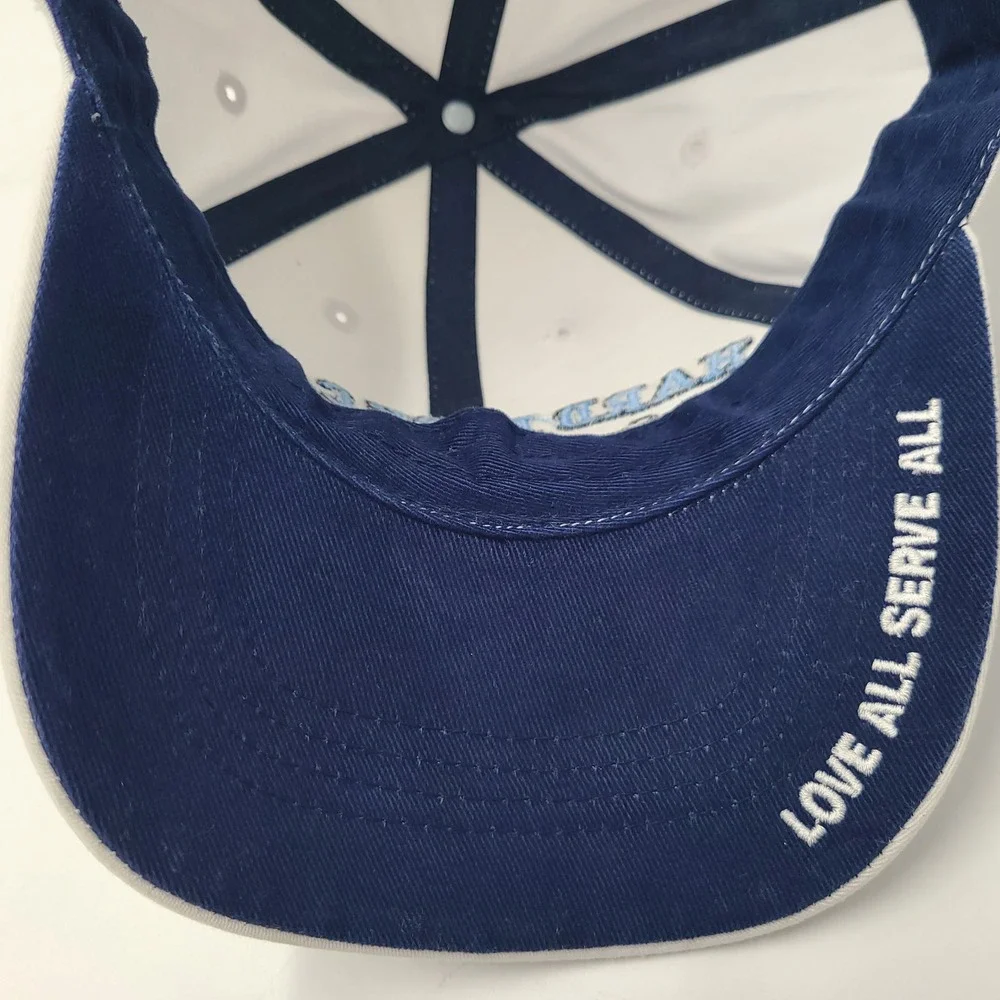Hard Rock Cafe Hat Strapback (Fits Small) White Blue Dallas Est 1971 Casual‎ Men